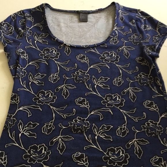 🌼Ann Taylor  scoop neck print top - Picture 5 of 8